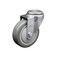 Service Caster 4'' Gray Polyurethane Creeper Swivel Bolt Hole Caster CREE-SCC-BH20S414-PPUB - alternate 1